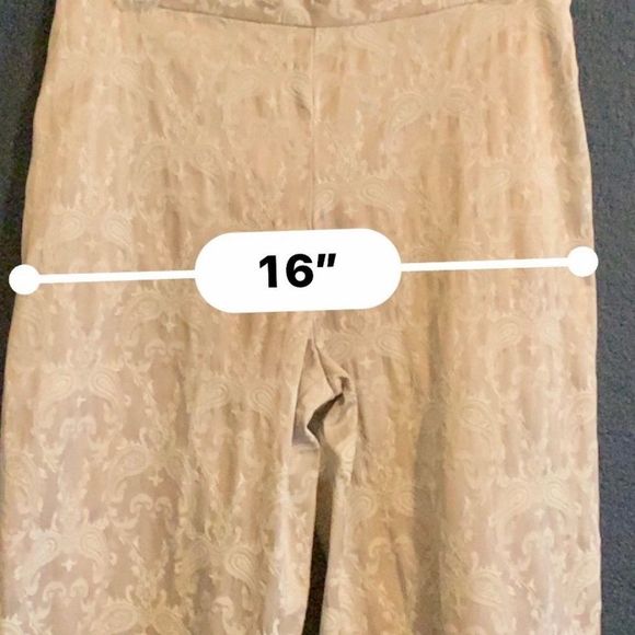 Dizzy Lizzie Cropped Patterned Pant Size 8 - Picture 6 of 6